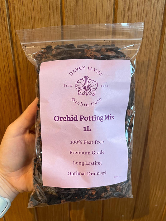 1Litre Orchid Potting Mix Bark 100% Peat Free, Orchid Bark, Houseplant potting mix, Orchid soil